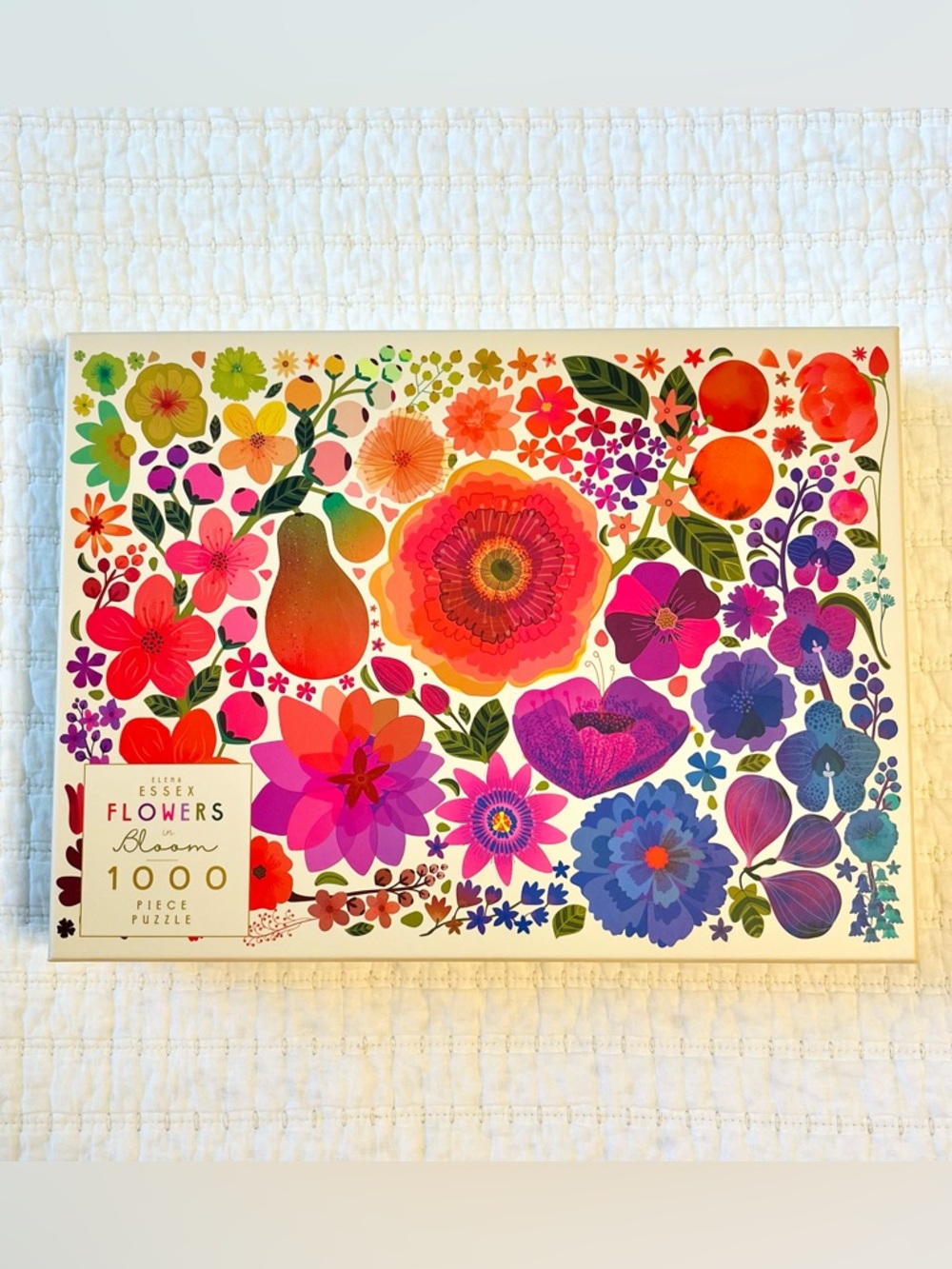 Essex Flowers Bloom 1000-Piece Jigsaw Puzzle - Multicolor